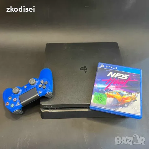 Конзола Sony - PS4 Slim с 1бр. джойстик и 1бр. игра, снимка 1