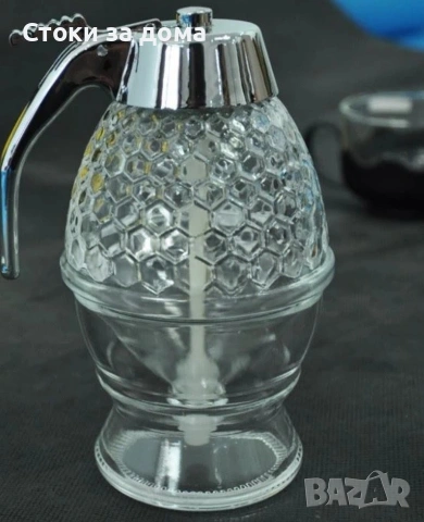 Бутилка-дозатор за мед 