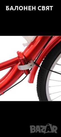 Нов Сгъваем Триколесен Велосипед 24 цола 7 скорости червен, снимка 6 - Велосипеди - 41738601