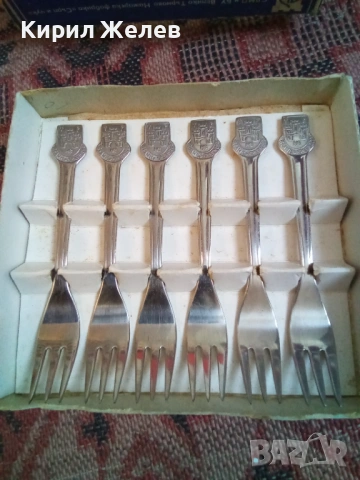 Комплект вилици малки  за десерт 53679, снимка 2 - Антикварни и старинни предмети - 53389216