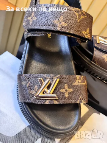 Louis Vuitton Дамски Сандали Луис Витон - 3 Налични Цвята Код E277, снимка 12 - Сандали - 50415445