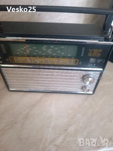 Ретро радио VEF 206, снимка 8 - Радиокасетофони, транзистори - 51754230