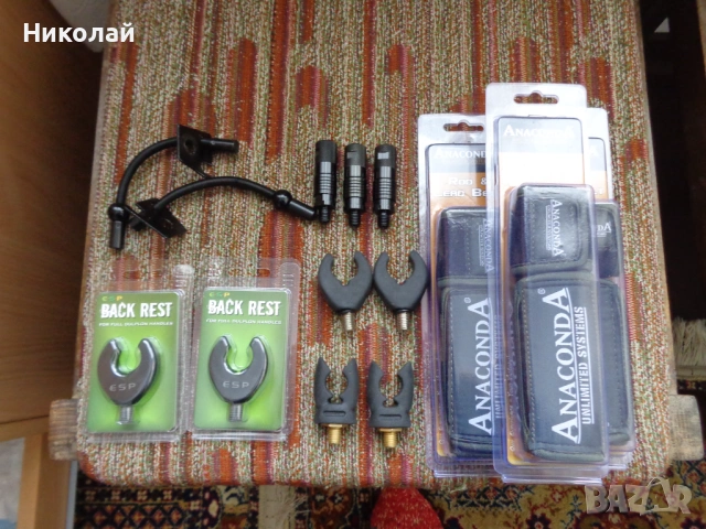 Задни държачи,бързи връзки,лепки за въдици.