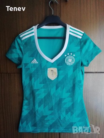 Germany Adidas оригинална дамска тениска фланелка Германия Адидас размер S