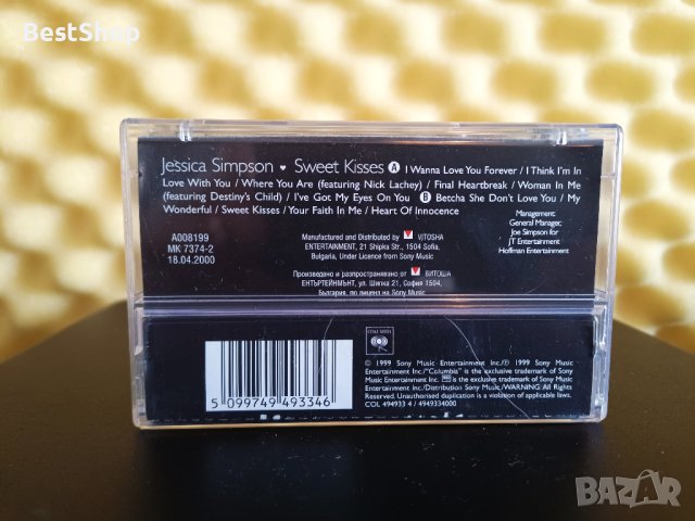 Jessica Simpson - Sweet kisses, снимка 2 - Аудио касети - 40706944