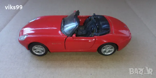 BMW Z8 Maisto - Мащаб 1:38, снимка 2 - Колекции - 47835194