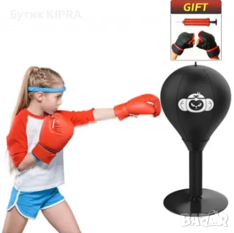 Детска  настолна боксова круша, с вендуза