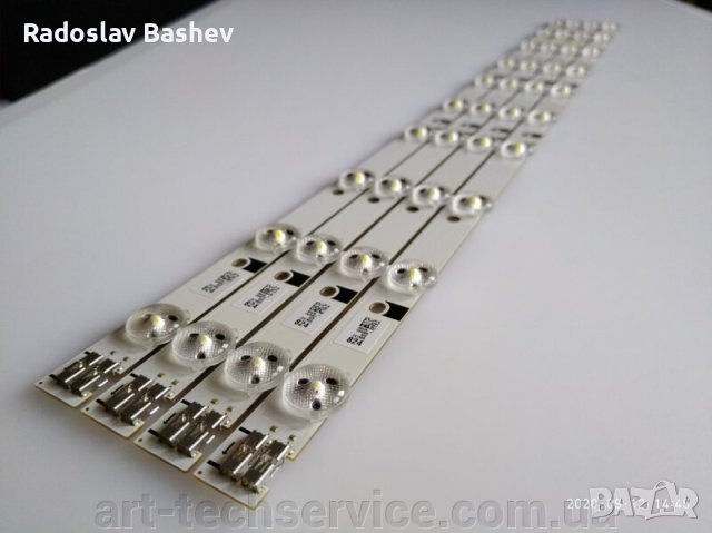 Диодни ленти 4 бр/pcs D1GE-320SC1-R2 LED78 , 32F-3535LED-40EA, снимка 3 - Части и Платки - 41694854