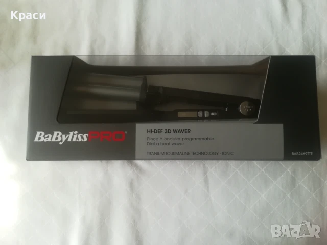 Професионална йонизираща маша за коса BaByliss PRO BAB2469TTE Ionic HI-DEF Waver, снимка 5 - Маши за коса - 50625213