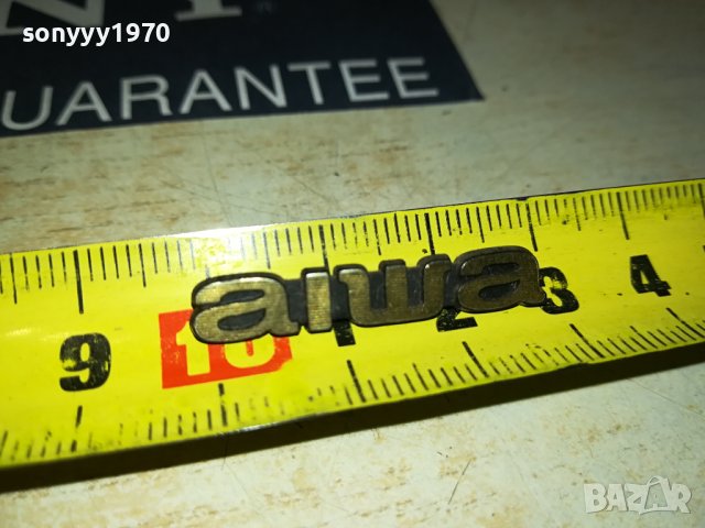 AIWA 3СМ ЕМБЛЕМА ЗА АУДИО  1808231835, снимка 4 - Други - 41897045