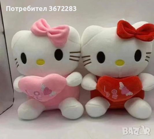 Мека плюшена играчка Hello Kitty , снимка 1 - Плюшени играчки - 44730130