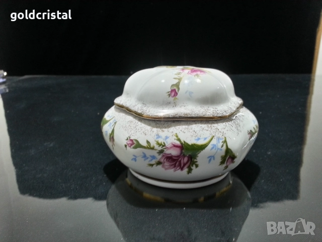 стар полски порцелан кутия за бижута 