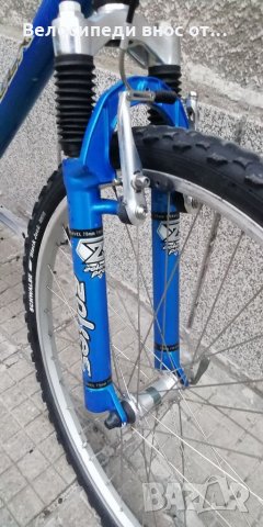 Алуминиев велосипед 26цо 21 ск shimano палцови команди преден амортисьор всичко по колелото ок, снимка 5 - Велосипеди - 35772397