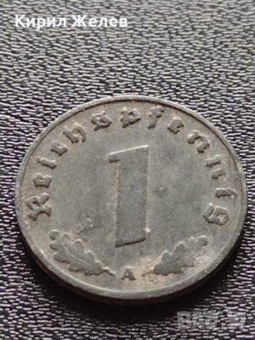 Две монети 1 райхспфенинг 1940г. Трети райх с СХВАСТИКА редки за КОЛЕКЦИЯ 3682, снимка 9 - Нумизматика и бонистика - 40637877