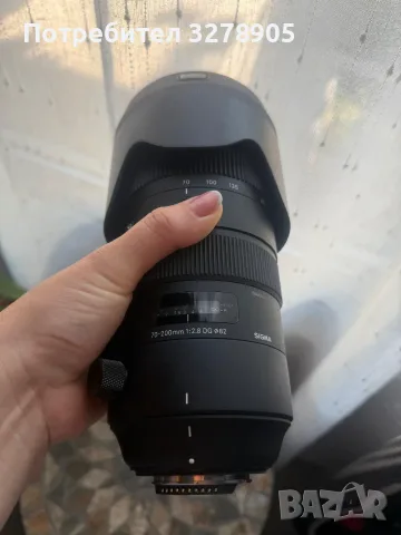 Обектив Сигма 70-200мм f/2.8, снимка 2 - Обективи и филтри - 55705512