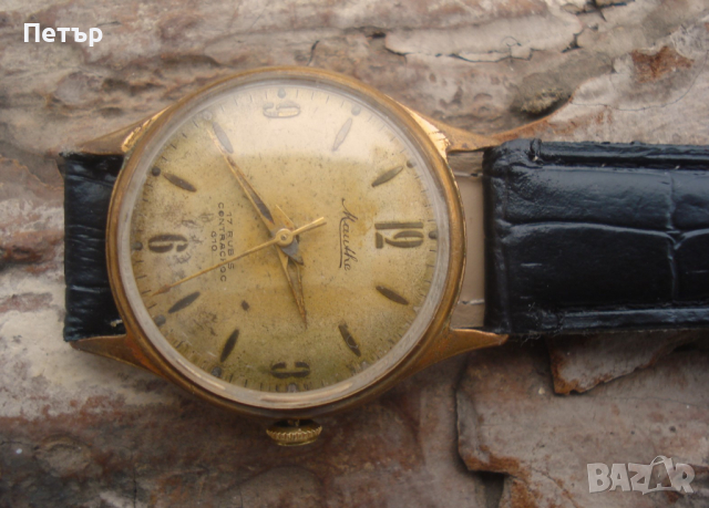 ЧАСОВНИК "MAUTHE" 17 RUBIS CONTRACHOK 610-GERMANY, снимка 2 - Мъжки - 44559620