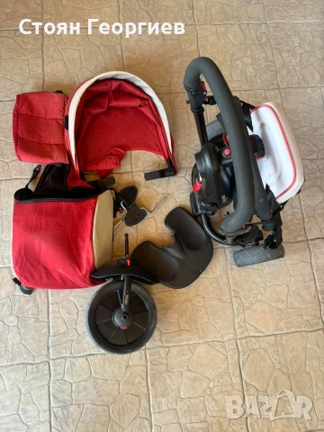 Триколка smart trike. Сгъваемата детска триколка STR5 6-в-1 е напълно сгъваема триколка за бебета, снимка 4 - Детски велосипеди, триколки и коли - 53598594