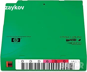 Aрхивиращo устройствo, HP C7974W, LTO-4 Ultrium, 12.65 mm/820 m, 1.6TB, снимка 2 - Принтери, копири, скенери - 44816951