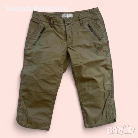 Дамски къси панталони Nike Sportswear, цвят каки, ​​размер US-M