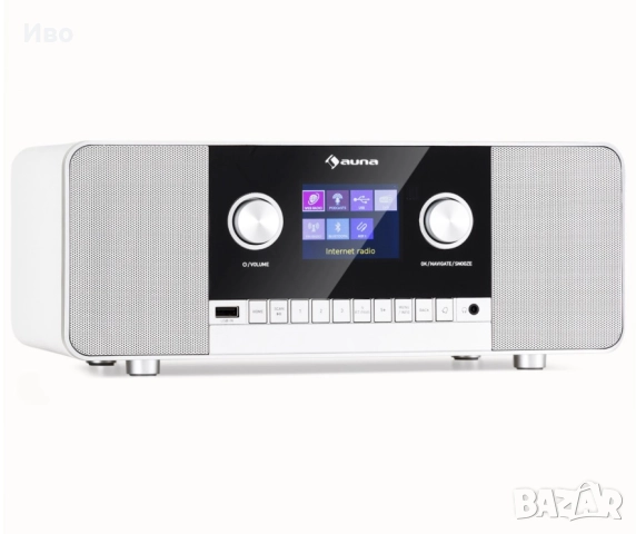 Ново Интернет радио с Wi-Fi, Bluetooth, USB, FM радио, DAB, дистанция, снимка 3 - Ресийвъри, усилватели, смесителни пултове - 52893232