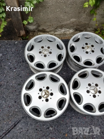 Оригинални алуминиеви джанти Mercedes 16” 5x112 – 7.5J ET41 (Made in Belgium), снимка 2 - Гуми и джанти - 52014704