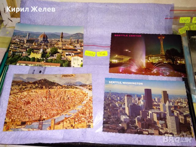 ЛОТ 4 СТАРИ ПОЩЕНСКИ КАРТИЧКИ - СИАТЪЛ ФЛОРЕНЦИЯ СИЕНА РЕДКИ КРАСИВИ 35986