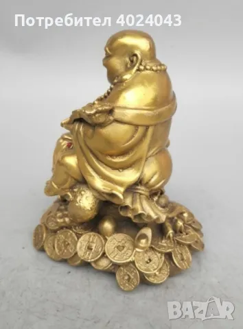 Статуетка "Смеещият се Буда", снимка 5 - Статуетки - 47570878