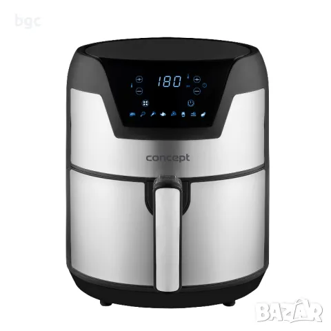 НОВ Фритюрник Concept FR3500, Пържене без мазнина, Мощност 1500 W, Вместимост на коша 3.5 литра, снимка 2 - Фритюрници - 49458801