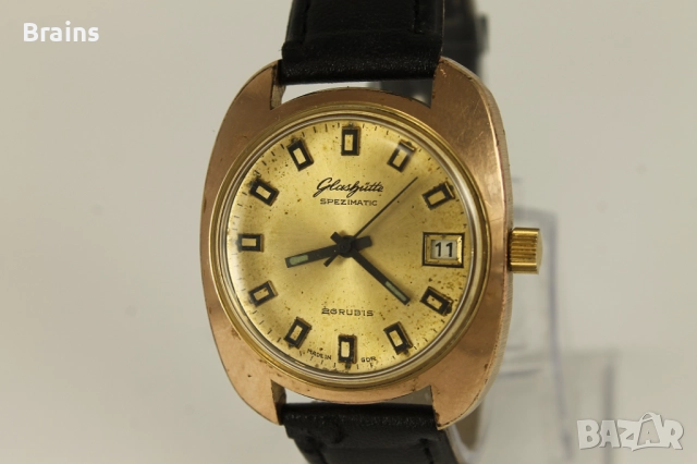 GUB Glasshute SPEZIMATIC 26 Jewels Automatic 1960's, снимка 3 - Антикварни и старинни предмети - 51555845
