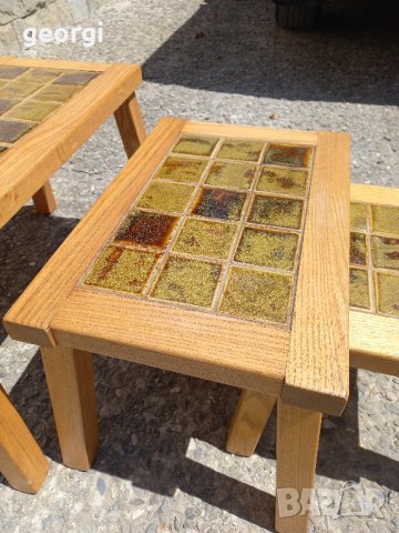 Помощни масички масив с керамичен плот , снимка 7 - Маси - 41341049