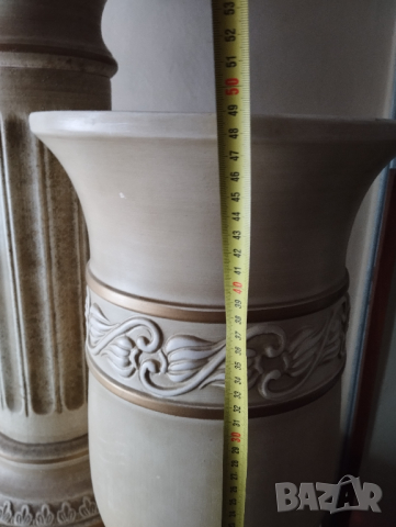 Ретро постамент с ваза комплект, снимка 5 - Антикварни и старинни предмети - 44803184