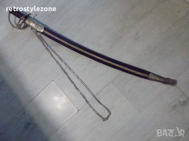 № 8104 стара индийска сабя с кания  – Ръчна изработка - Декоративна  - Колекционерска , снимка 6 - Антикварни и старинни предмети - 50741836