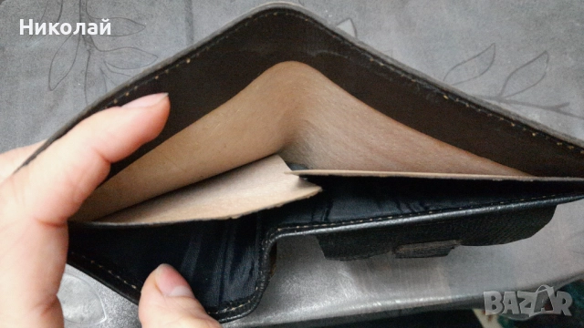 Стар кожен портфейл, снимка 4 - Портфейли, портмонета - 52589774