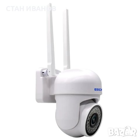 Външна безжична IP камера ESCAM PVR007, FHD, 1080P, H.265, 3MP, WIFI, Водоустойчива, снимка 10 - Камери - 40490419
