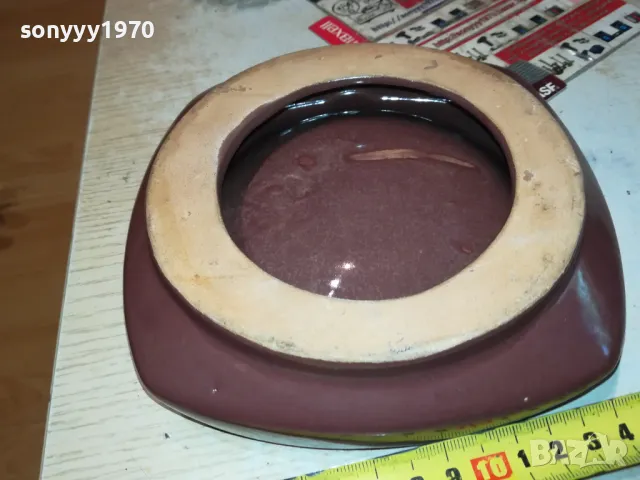 ГОЛЯМ КЕРАМИЧЕН ПЕПЕЛНИК 1405251425, снимка 10 - Антикварни и старинни предмети - 50285808