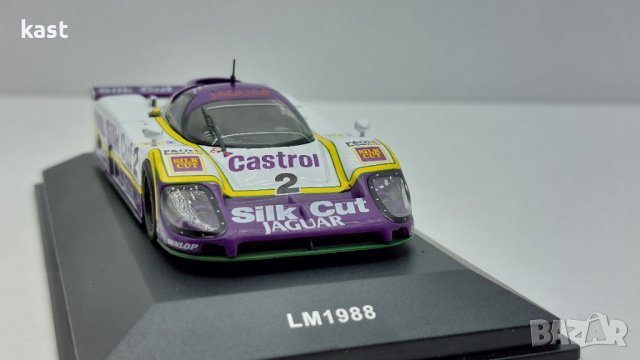KAST-Models Умален модел на Jaguar XJR-9 #2 Winner 24h LeMans 1988 IXO 1/43, снимка 5 - Колекции - 41747418