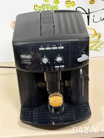 Кафемашина кафе автомат delonghi caffe cortina с гаранция, снимка 6 - Кафемашини - 53080820