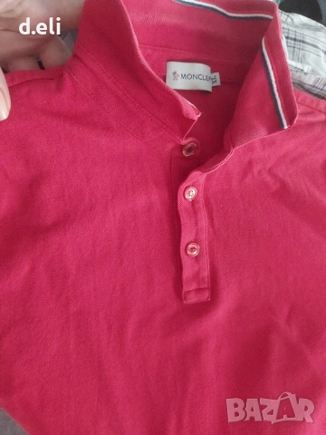 Moncler Original Size XL 100% Памук Мъжка ризка, снимка 5 - Тениски - 51639229