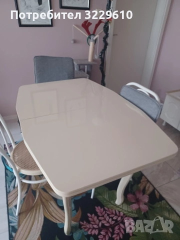 Трапезна маса със столове , снимка 6 - Маси - 53106367