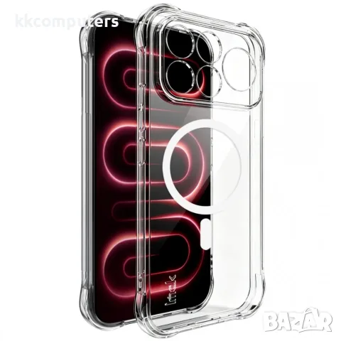 IMAK за Xiaomi Poco F9 Ultra 5G Магнитен TPU Калъф с Airbag Защита и Скрийн Протектор – Прозрачен