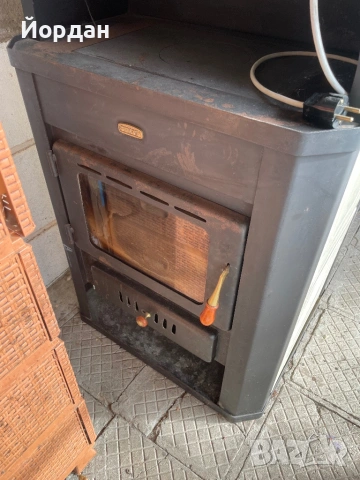 Камина с водна риза 17 KW, използвана