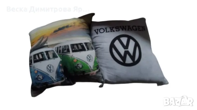 Декоративна възглавница Volkswagen, снимка 4 - Декорация за дома - 48949604