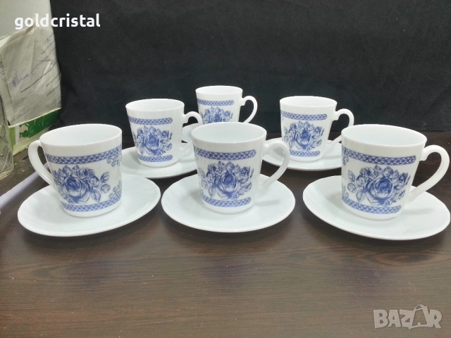 френски аркопал чаши за чай кафе 