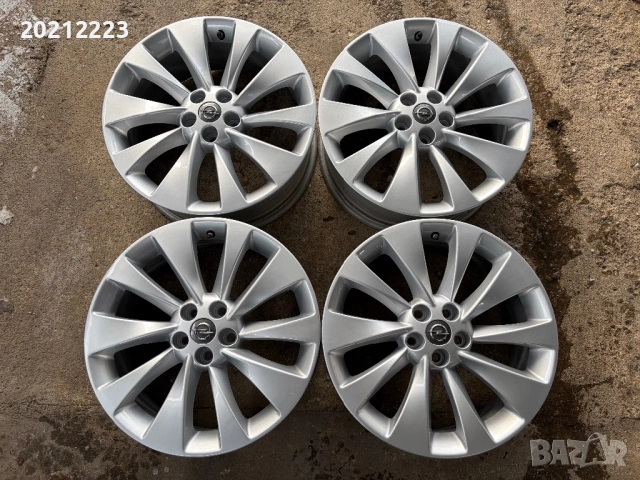 4 броя алуминиеви джанти за Opel Mokka A  18, снимка 3 - Гуми и джанти - 53355741