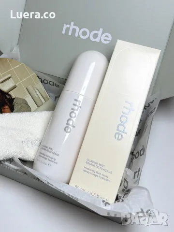 Rhode Glazing Mist оригинален хидратиращ спрей за лице Face Mist за сияйна glazed кожа от Hailey, снимка 11 - Козметика за лице - 56139039