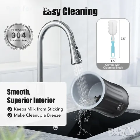 Уред за разпенване на мляко Ovetedot, снимка 7 - Други - 48457726