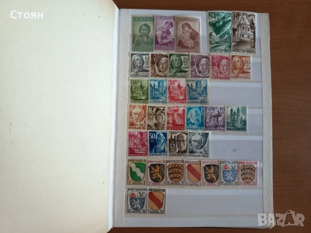 Класьор с пощенски марки Германия, снимка 2 - Филателия - 48207160