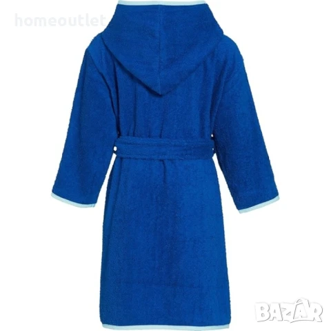 ПРОМОЦИЯ Детска хавлия с качулка за момче в тъмносиньо PLAYSHOES ART.340003 74-80CM (6-12M), снимка 3 - Хавлии и халати - 50708855