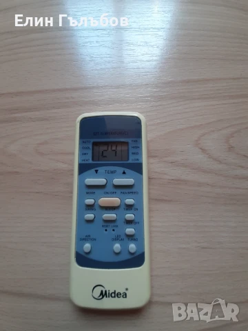 Дистанционно за климатик Midea, TYPE: R51/M/E, снимка 4 - Климатици - 51008294