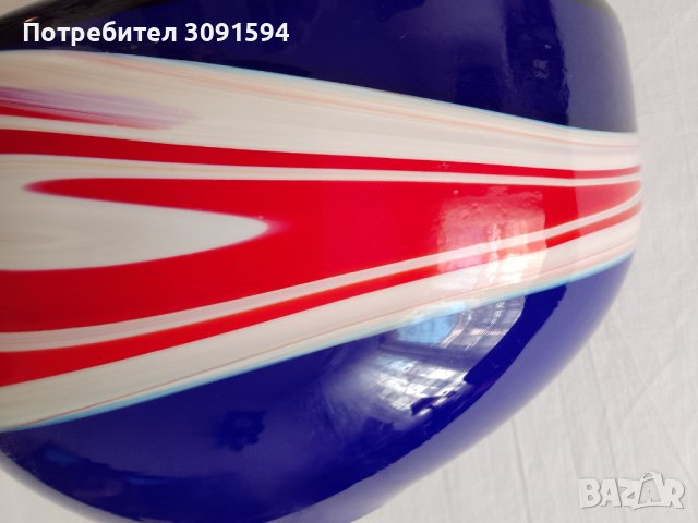   Ваза многоцветно двупластово стъкло   стъкло , снимка 6 - Други ценни предмети - 42027686